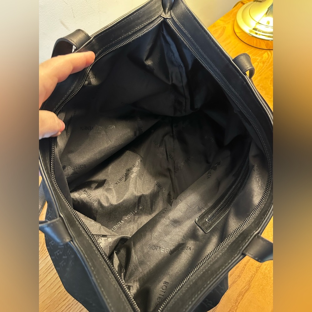 Bottega Veneta Black Nylon Tote - Picture 12 of 12